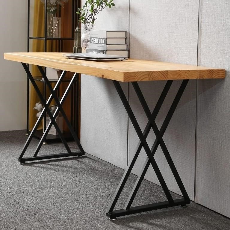Metal Industrial Modern Table Legs, 28"x19.7"