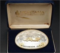 Homestake Mine Belt Buckle Safety Award 1995