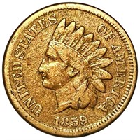 1859 Indian Head Penny NICELY CIRCULATED