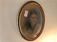 Antique Oval Picture
