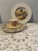 Collectible-Anne Hathaway plate/cup/saucer/plate