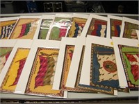 20 COUNTRY 5.5" x 8" FABRIC SWATCHES-FLAGS