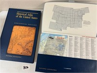 National Geographic Historical Atlas in Box 1988