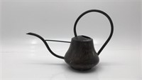 Small Metal Watering Can 6oz Brown
