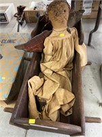 Doll Cradle with Doll