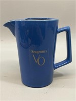 Seagram’s VO Blue Ceramic Water Pitcher