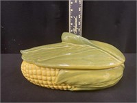 Vintage Shawnee Pottery Corn Dish w/ Lid