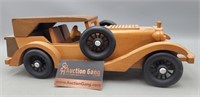 Wooden Classic Car Model