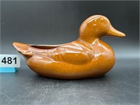 Vintage ceramic duck planter