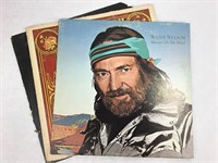 3 Willie Nelson & Willie Nile LPs
