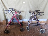 Pair Of Wheeled Walkers