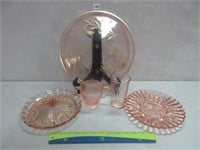 PRETTY IN PINK GLASS DISHES