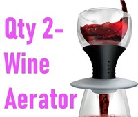 Lot of 2-Epicureanist Wine Aerator