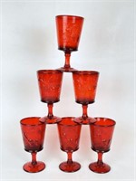 L. G. Wright Strawberry & Fruit Goblets