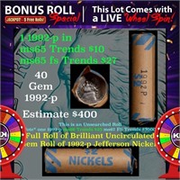 1-5 FREE BU Nickel rolls with win of this 1992-p S