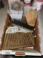 Vintage Brooms, Dust Pans , Twine & more