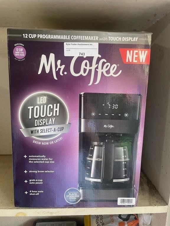 1 pc Mr. Coffee Machine, NIB