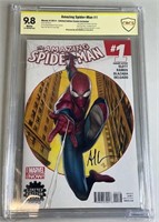 CBCS 9.8 Sig. Series Amazing Spider-Man #1 2014