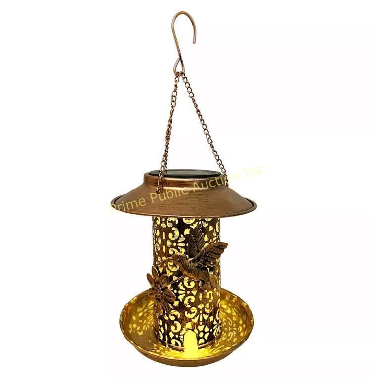 Crosslight $35 Retail Hanging Bird Feeder, Solar