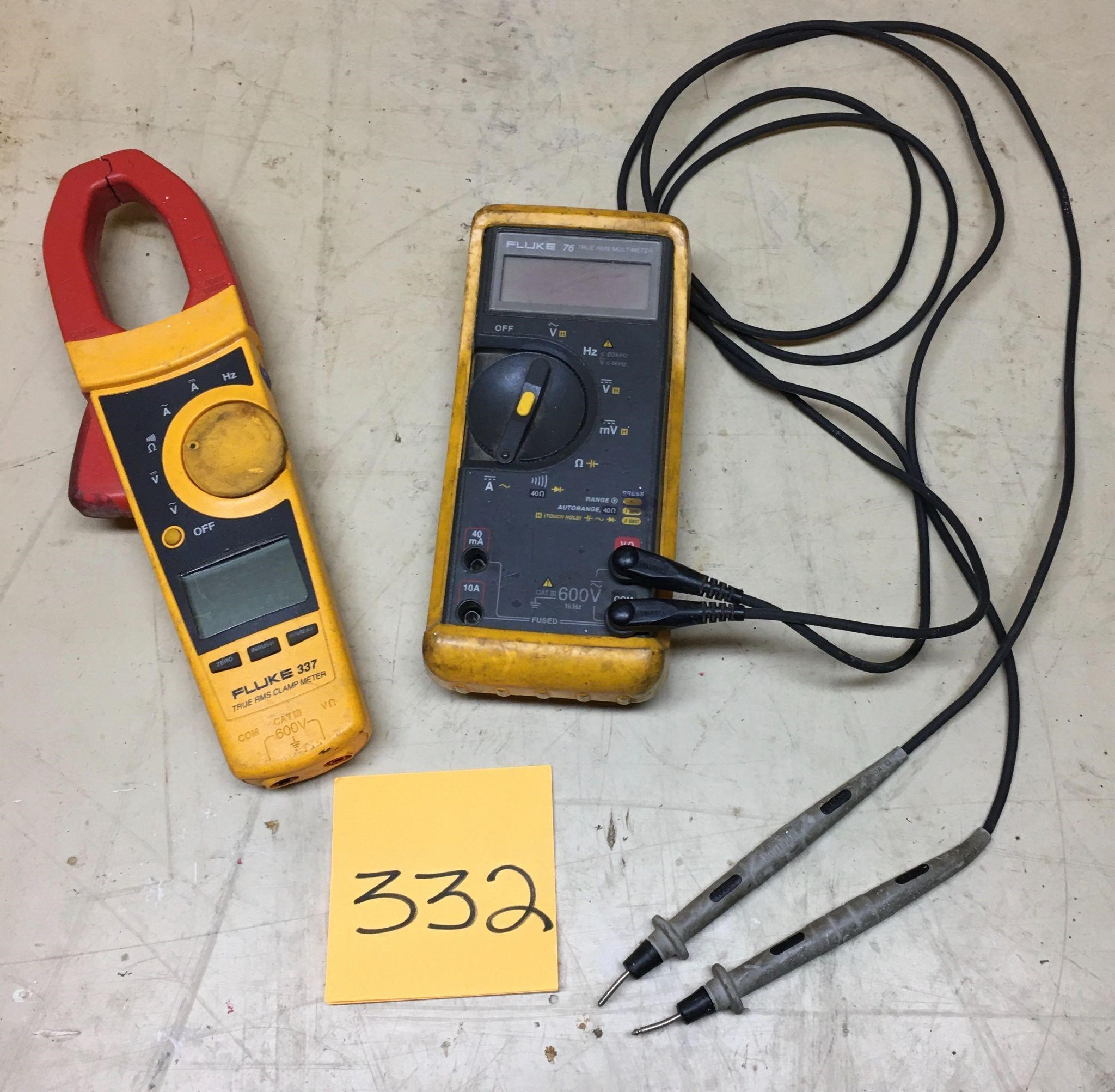 Fluke Clamp Meter, & Ohms Meter