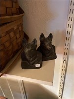 Antique Dog Bookends