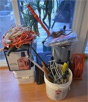 Lot of Gardening Tools, Extention Cords & More