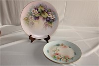 Lot of Two Decorative Porcelain Plates