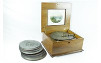 Polyphon 14" Disc Bell Box