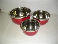 S/S Mixing Bowls  largest 10 inches