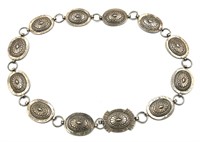 Sterling Silver J. Blackgoat Concho Belt