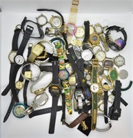 Large Grab Bag Lot of Vintage Watches & Parts