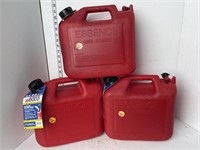 3 9.4L Wedco gas cans