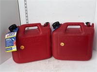 2 9.4L Wedco gas cans