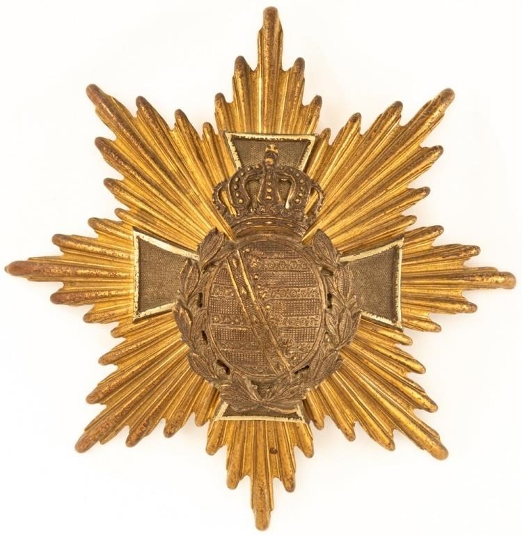 Saxon Reserve Officer's Front Plate