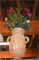 Ceramic Decorative Vase w/Flowers