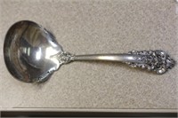 Very Ornate Wallace Sterling Silver Serving Spoon