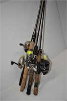 5 Rod & Reels, 2 Spinning, 3 Spincasting New Line