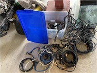 SPEAKER CABLES AND BIN