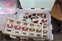 box lot of nut crackers