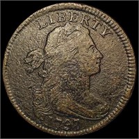 1797 Rev of '97 Stems Draped Bust Cent CLOSELY