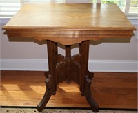 Victorian Style Wood Parlor Table
