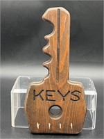 Vintage wooden Key keys hook wall hook
