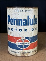 Standard Permalube Motor Oil 5 US Quarts Can