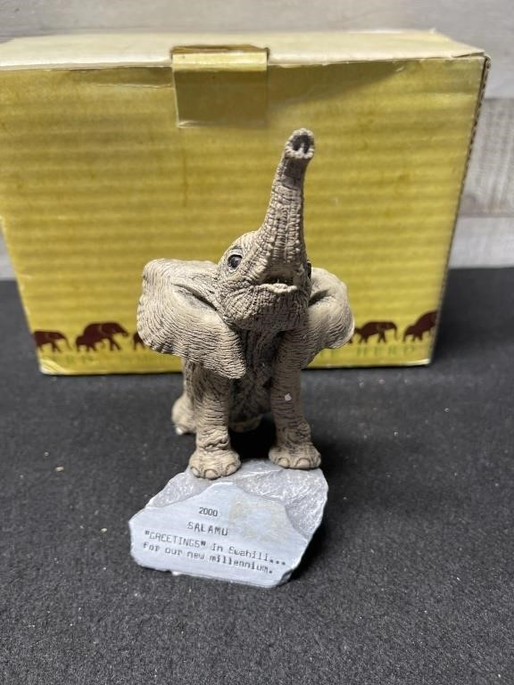 The Herd Elephant Statue By Martha Carey 6"