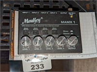 Moukey Mamx 1 4 channel line stereo mixer