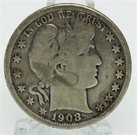 1908-D Barber Silver Half Dollar