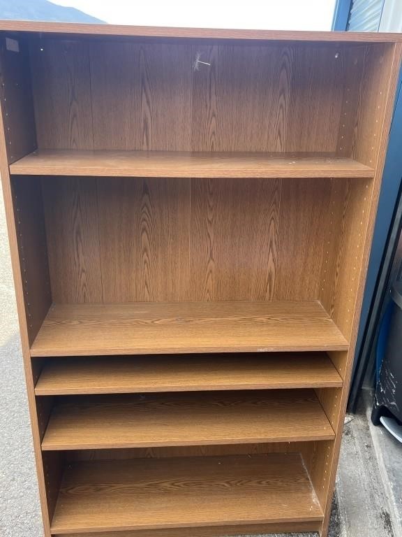 5 Shelf Bookcase - 4 shelves are adjustable