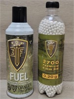 Elite Force BBs and 10oz Fuel
