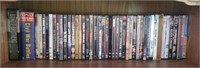 Shelf of DVDs