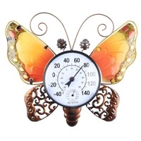 WF1322  WONDER garden Wall Thermometer Butterfly